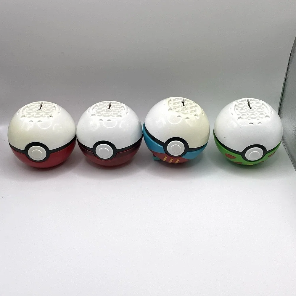 Mega Construx Empty Pokemon Pokeball Ball‎ LOT of 4